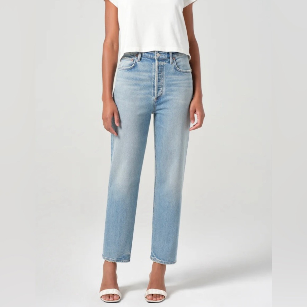 Agolde Pinch waist crop Jean in Hassle size 27
